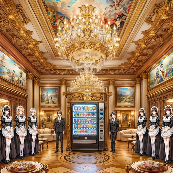 高級な自動販売機