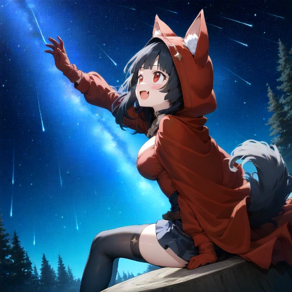 星降る空へ手を伸ばす