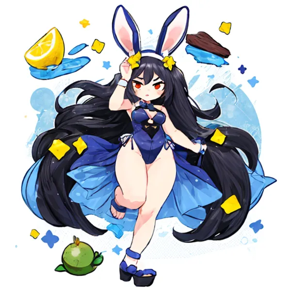 クールなフルーツバニー