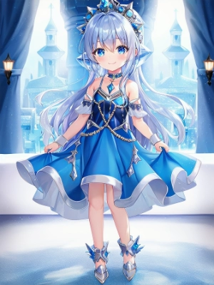 氷の世界のお姫様