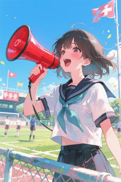 熱き声援！ 少女のスタジアム・チャレンジ