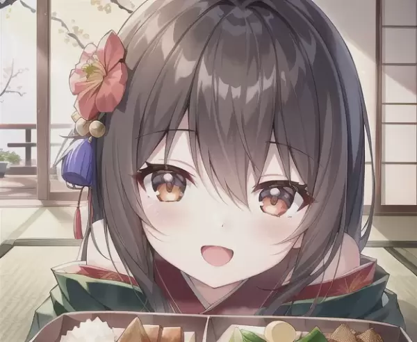 おせちをどうぞ。