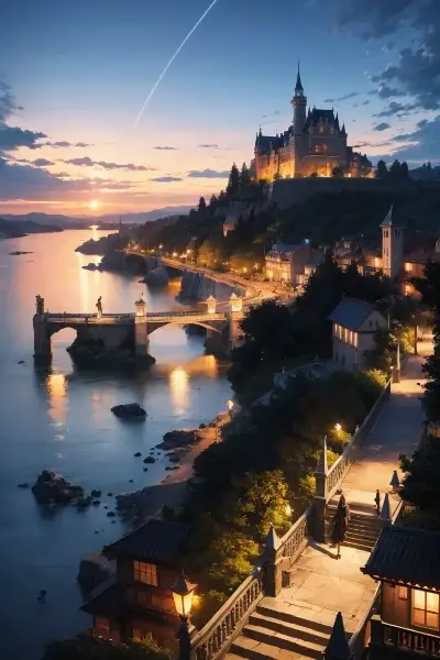 崖の上の古城（１）