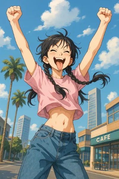 舌だし、変顔は世界を救う