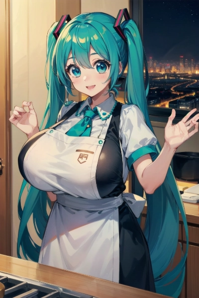 私の妻は超爆乳の初音ミク