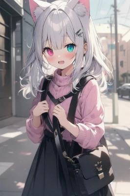 この服似合ってるかな？