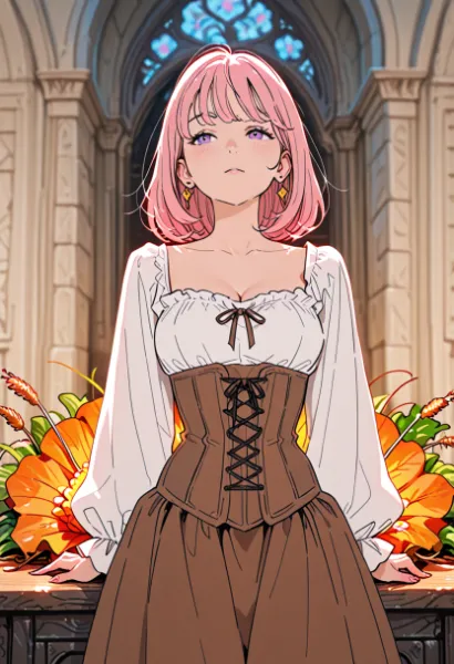 教会の薔薇色の祈り