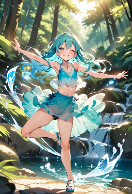元気な妖精