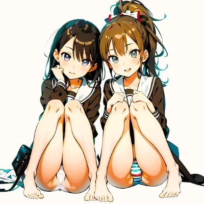 2人の女の子たち