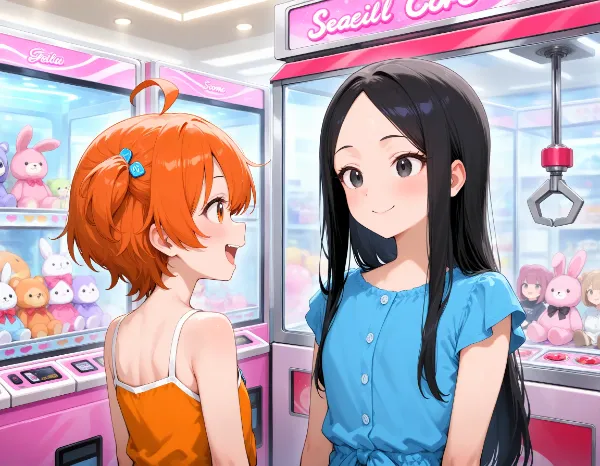 いくらと花音・UFOキャッチャー