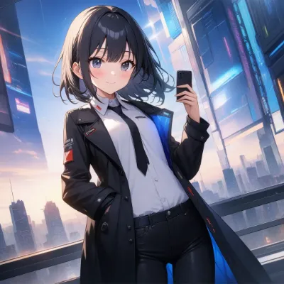 黒髪の女の子60