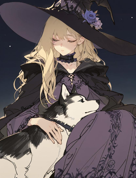 月夜の魔女と忠犬の絆