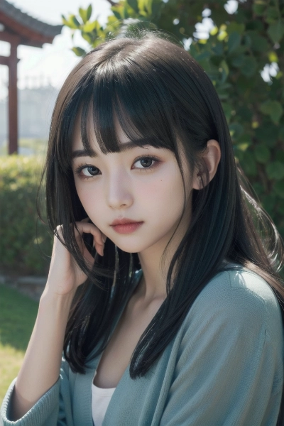 肖像画　女の子５