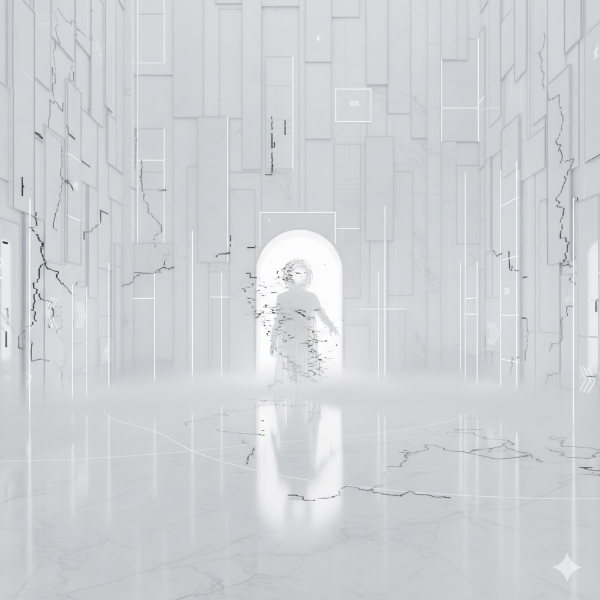 光の扉に溶けゆく幻影