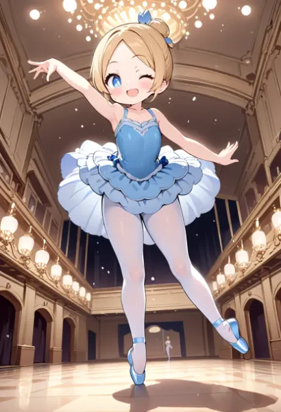 金髪のバレリーナ