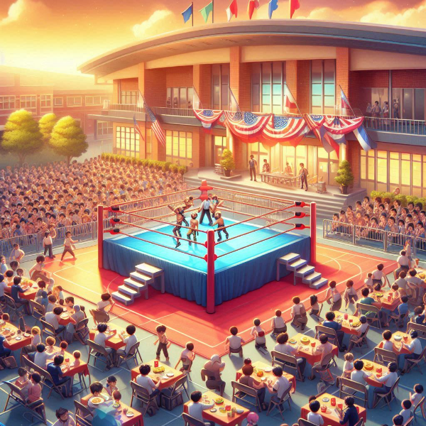 学園祭で始まるプロレス大会