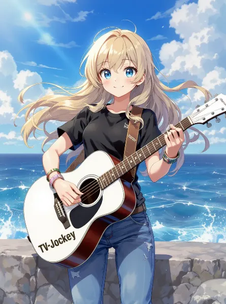 ブロンドソロ・テレビで貰った