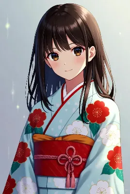 夏祭りの優しい微笑み