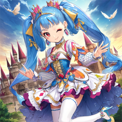 青髪のお姫様