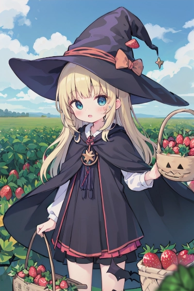 魔女のいちご狩り