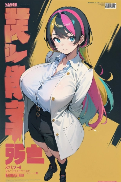 雑誌風イラスト