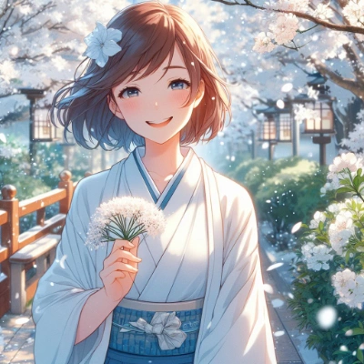 花と雪