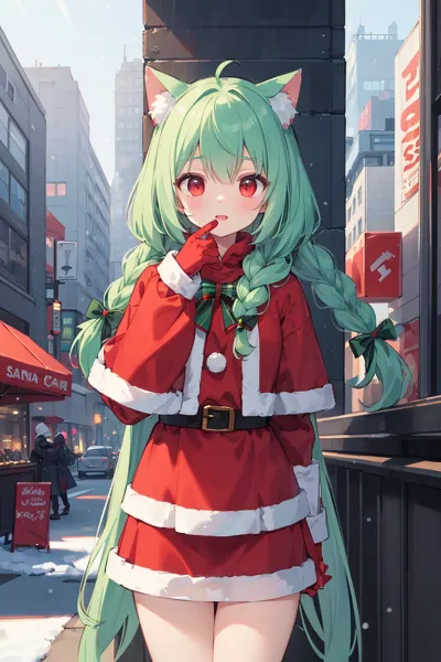 旭日に立つお猫様