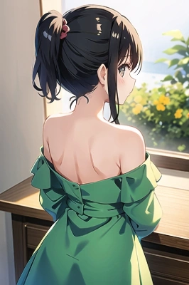 「なんか、うなじに視線感じるわね……」