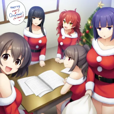 無加工クリスマス絵