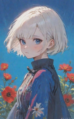 女の子　「こっち見んな」