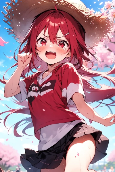 うぎゃああああ！妾は魅惑のエロい服といったのに、己ミッドガルドではこれがメスガキの服！なんぞ言うから着たのに、髪色に服の色合わせただけで、しかも『これじゃない・・・』とか、ほざいたな！ふざけ、そこに両手つけ！後ろから金玉蹴り飛ばしやるから！