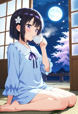 リラクゼーションももんげ 開業2日目 ～ひまりちゃん休憩中☕