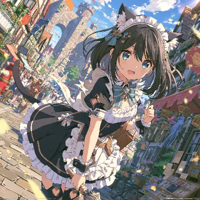 猫耳メイドの輝く市場冒険