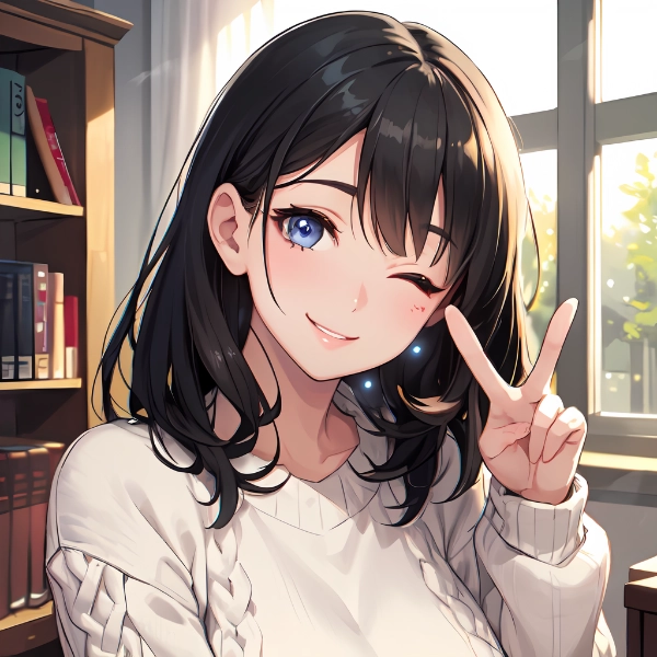 ウィンクとピース