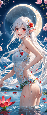 水着のエルフ