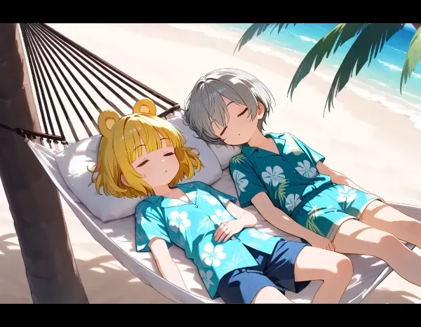 🧸お題「枕」× 島活 ×仮免許練習中さん・コラボの巻き🧸💤🏝