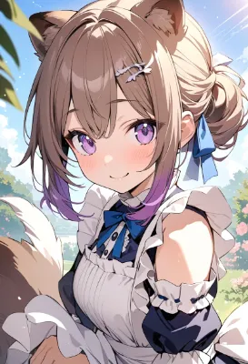 たぬ耳メイドさん