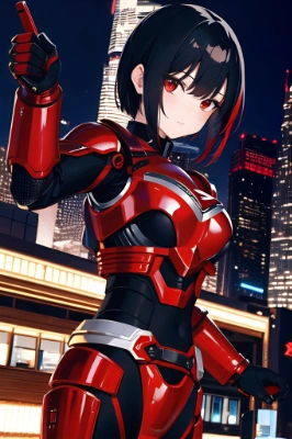 夜の街で