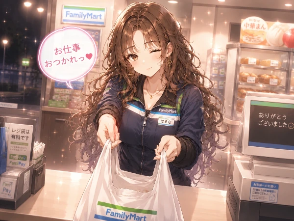 夜のコンビニ天使