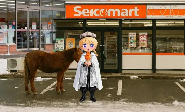 夕張メロンソフトが蛇になってしまい嘆く殿下