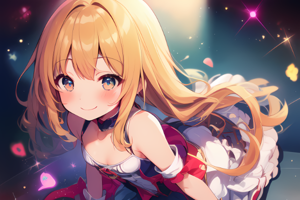 ブロンドの魔法少女