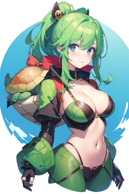 美少女　亀