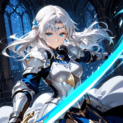 剣を振るプロンプト