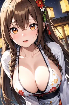 巨乳和服ちゃん