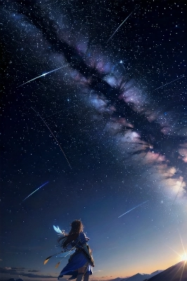 星の流れる夜