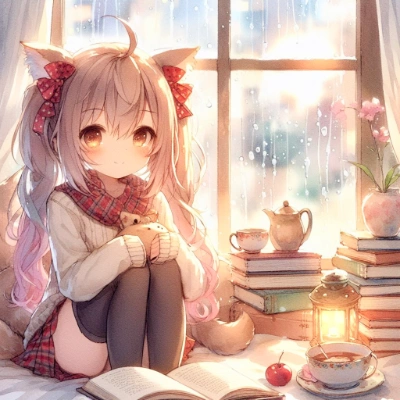 外は雨が降っていて