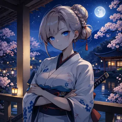 夜桜