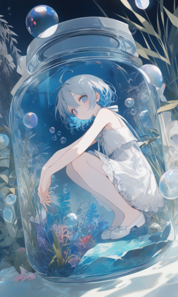 泡沫を閉じ込めて