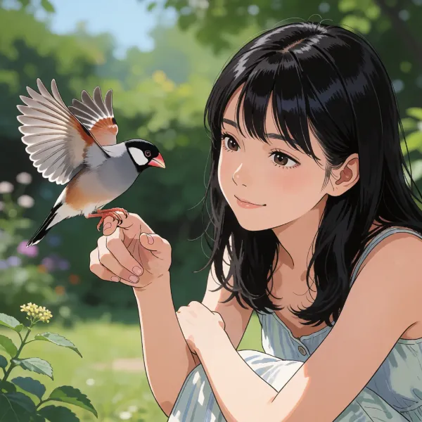 手のり文鳥