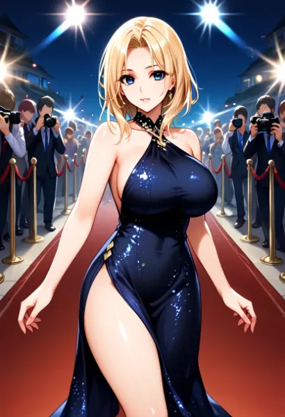 ティナさん　レッドカーペット